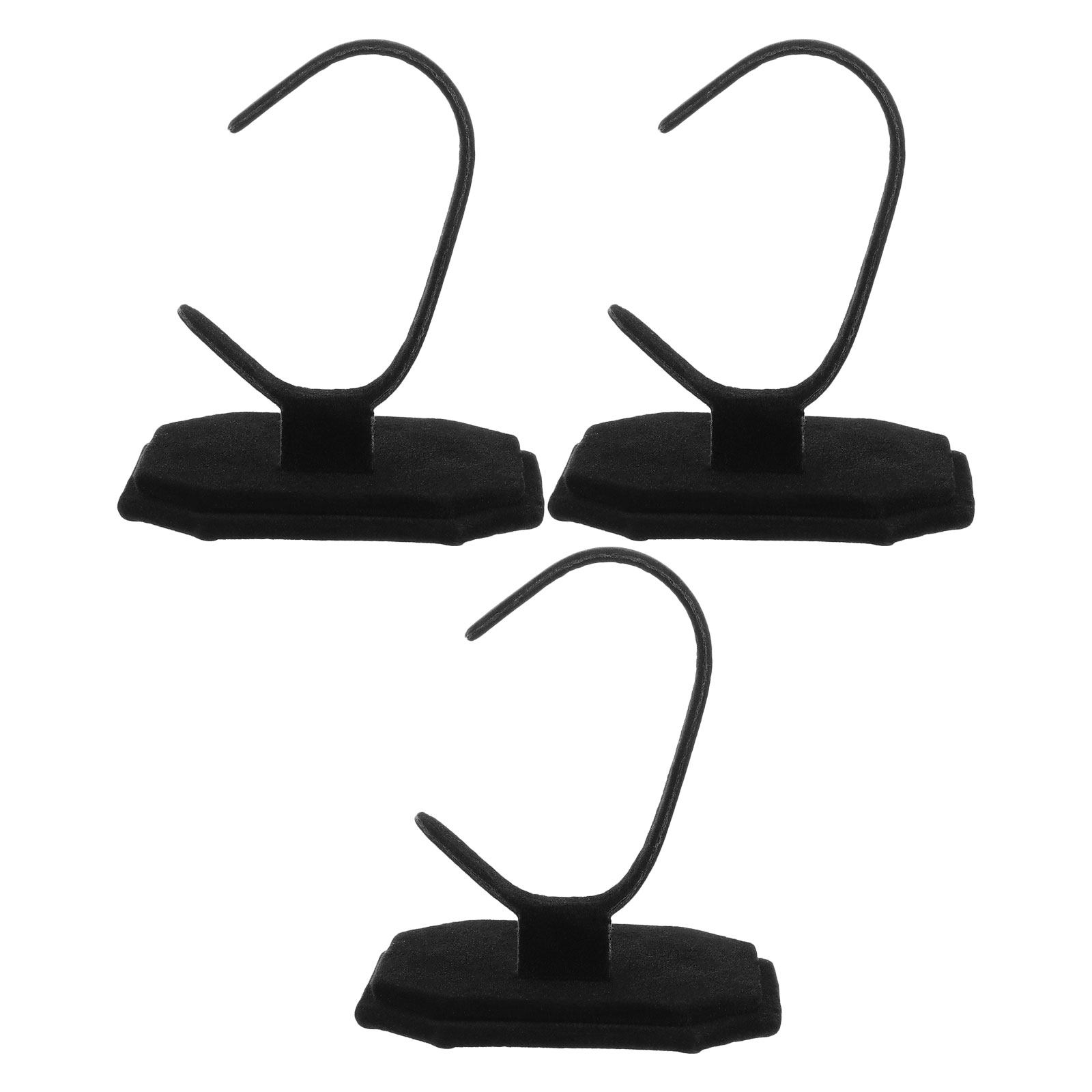 Jewelry Organizer Watches - 3Pcs Watch Stand Display Soft C-Shaped