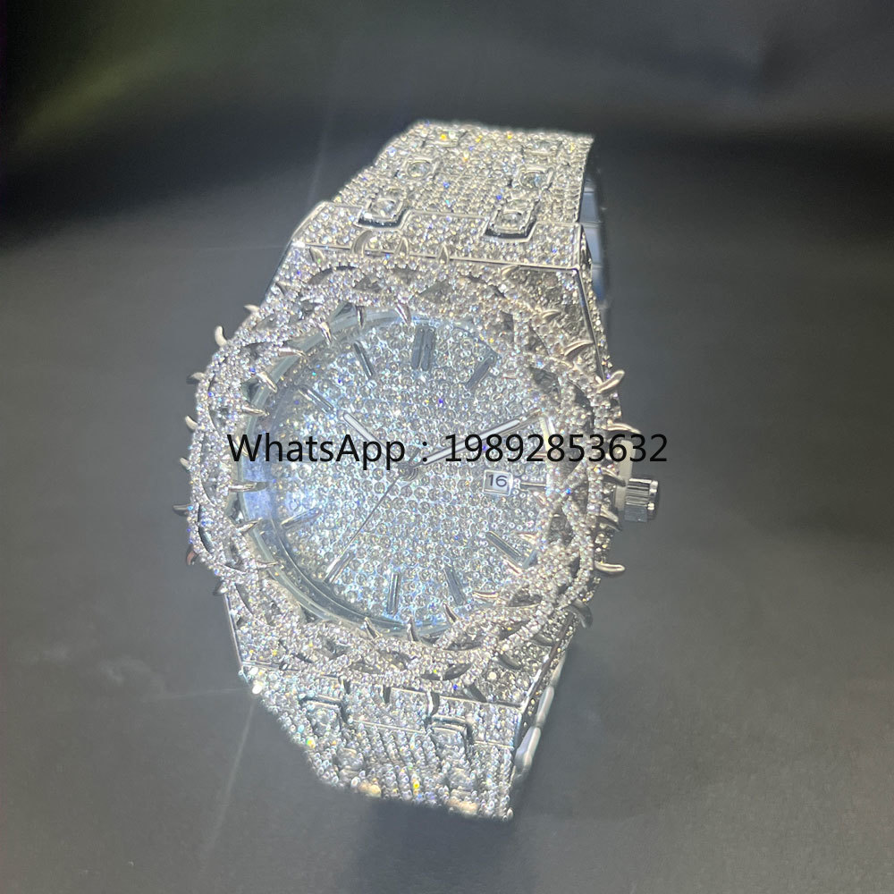 MISSFOX Hot Fashion Full Diamo - Jewelry Watches For Men 评论和价格