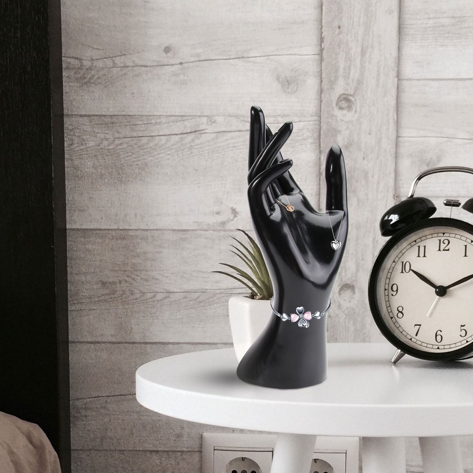 2Pcs Female Mannequin Hand Jew - Jewelry Organizer Watches 评论和价格