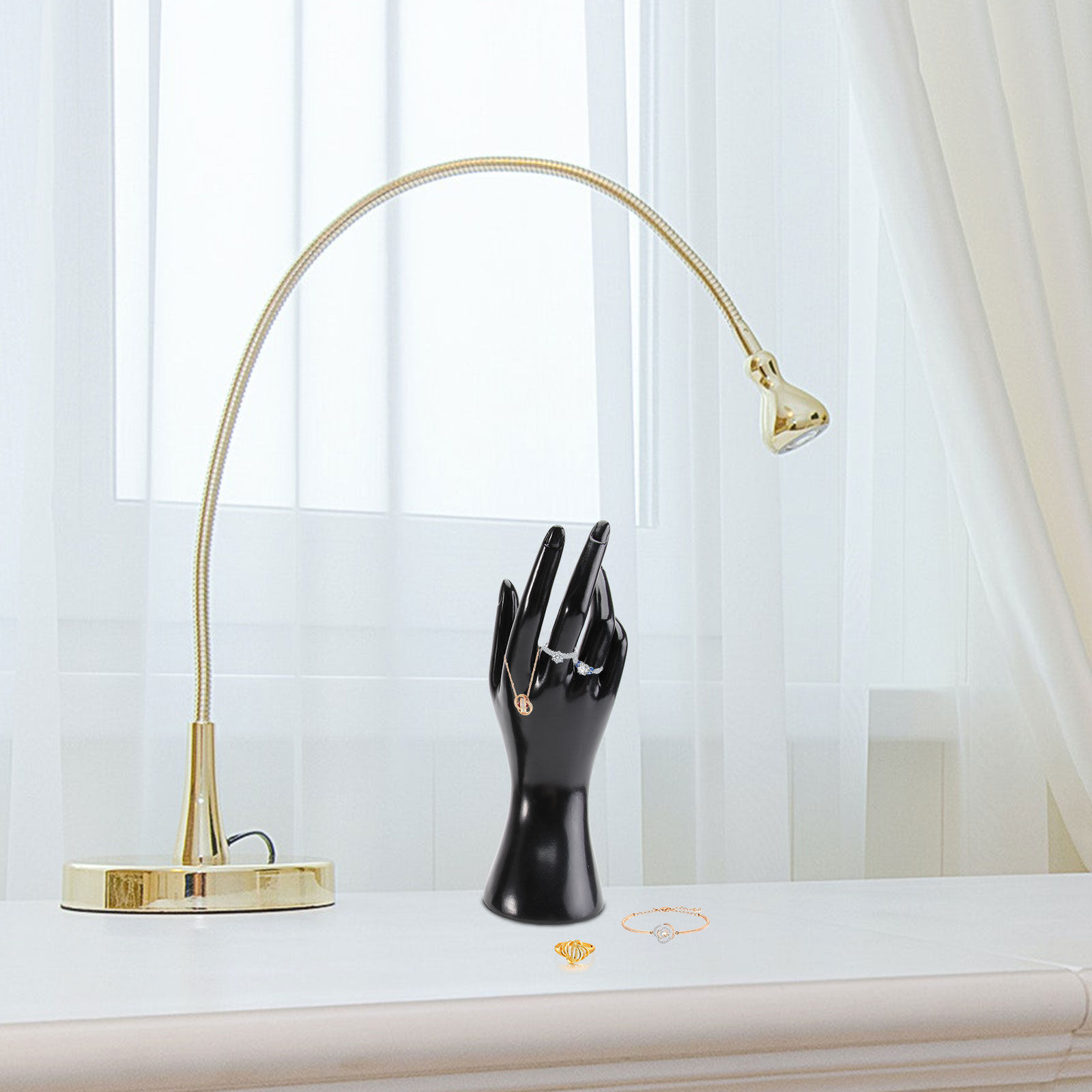 2Pcs Female Mannequin Hand Jew - Jewelry Organizer Watches 评论和价格