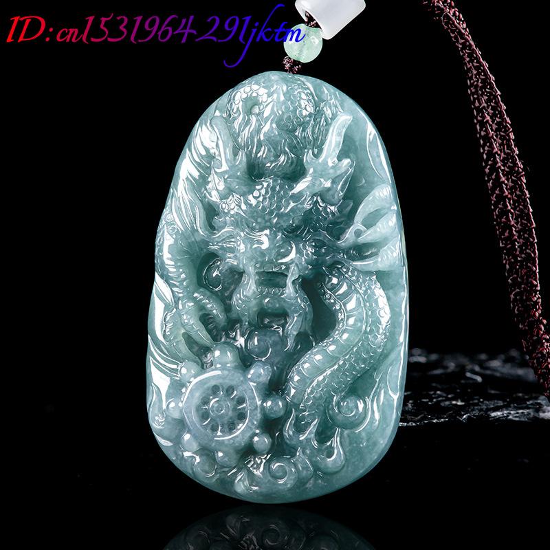 Burmese Jadeite Dragon Pendant - Necklace Pendant 评论和价格