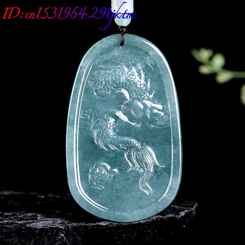 Burmese Jadeite Dragon Pendant - Necklace Pendant 评论和价格