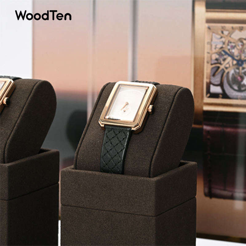 WoodTen Microfibe Watch Stand  - Jewelry Organizer Watches 评论和价格