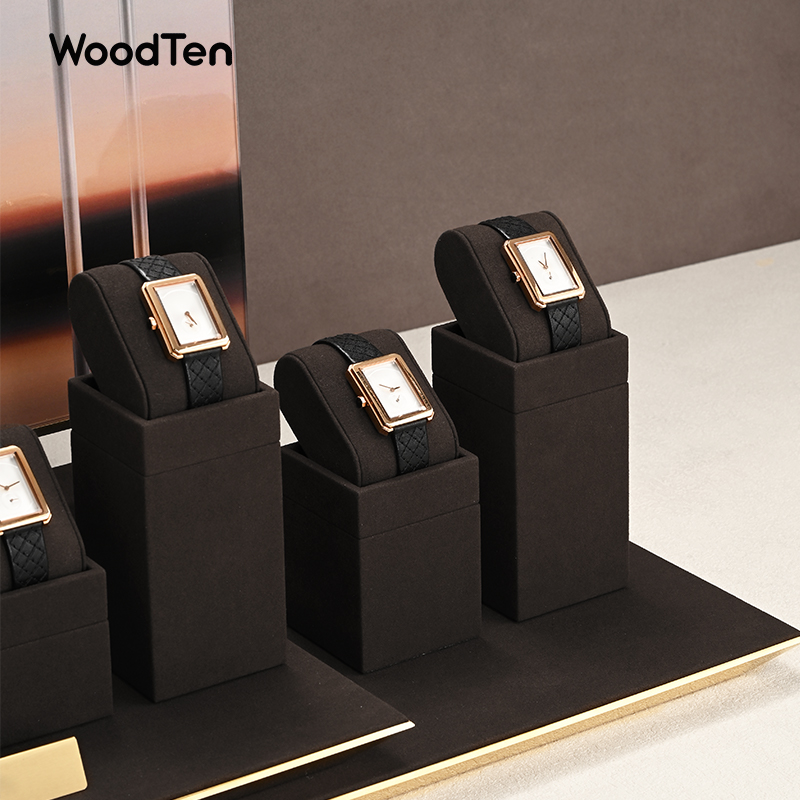 WoodTen Microfibe Watch Stand  - Jewelry Organizer Watches 评论和价格