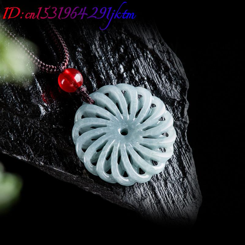 Burmese Jadeite Flower Pendant - Necklace Pendant 评论和价格