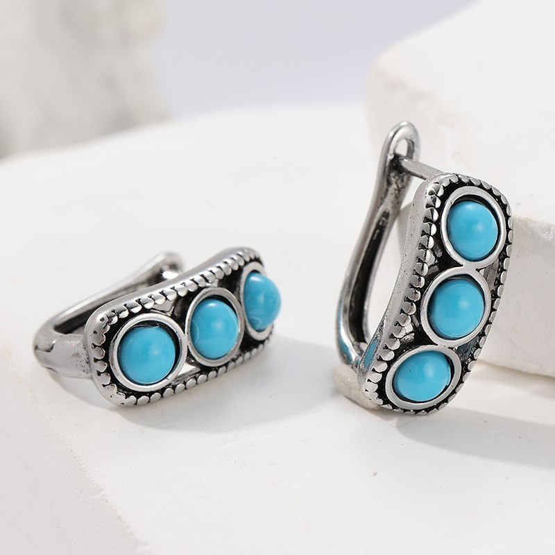 Vintage Imitation Turquoise Ho - Turquoise Stone Ring 评论和价格