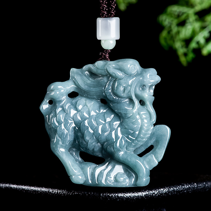 Burmese Jadeite Kylin Pendant  - Necklace Pendant 评论和价格