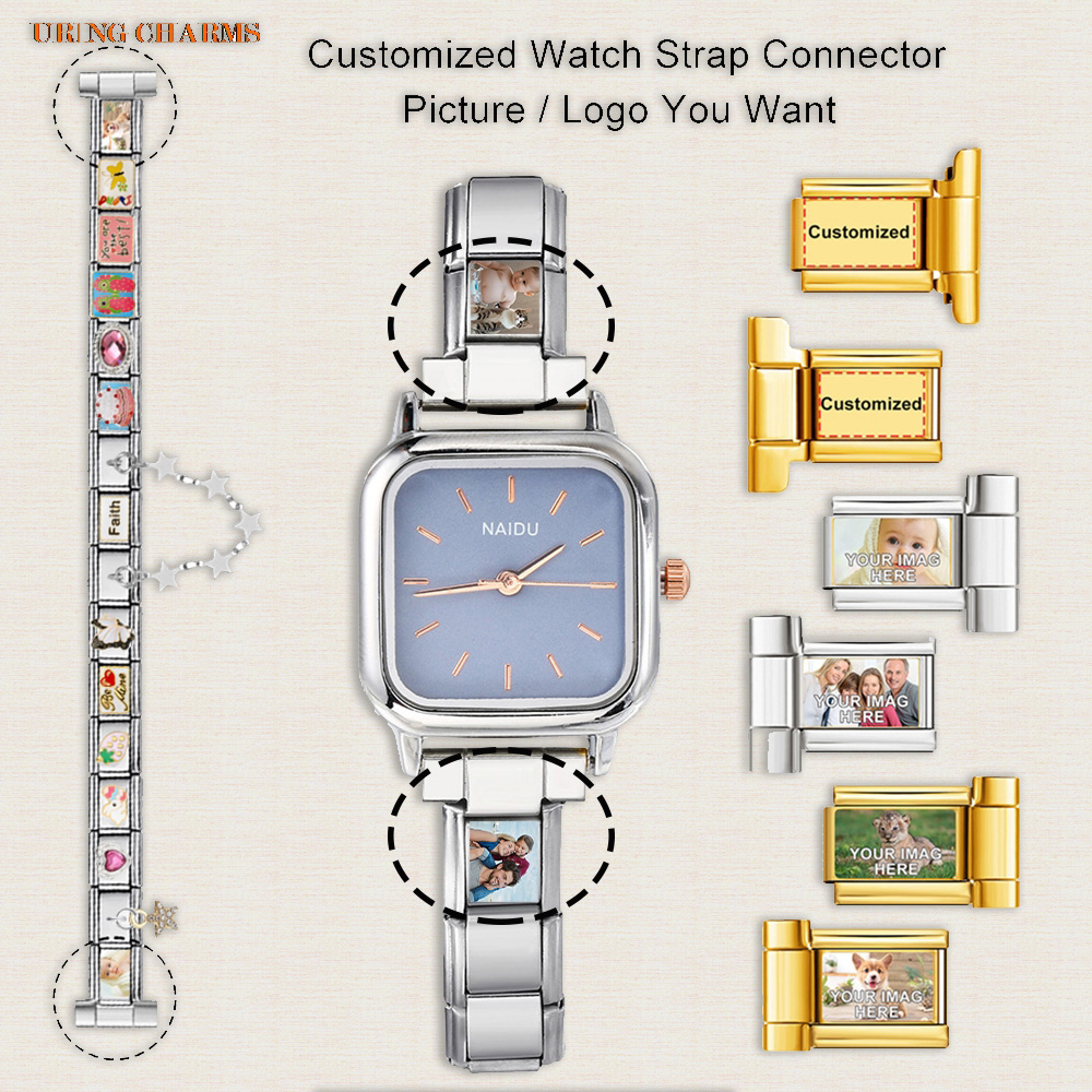 1 pair Picture Logo Customized - Jewelry Watches For Men 评论和价格