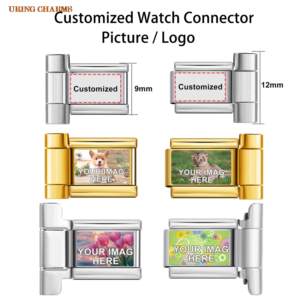 1 pair Picture Logo Customized - Jewelry Watches For Men 评论和价格