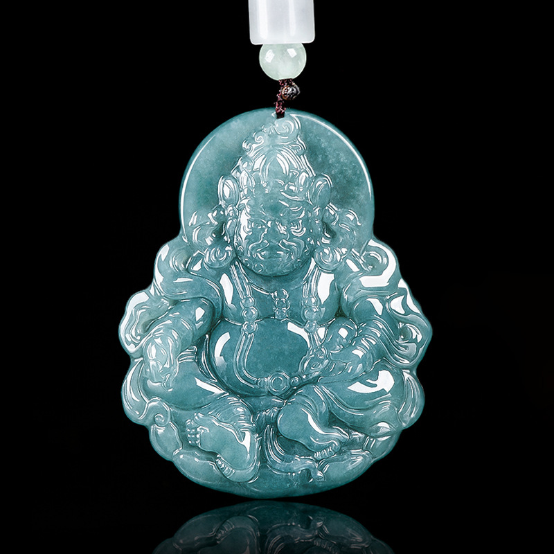 Burmese Jadeite Jambhala Penda - Necklace Pendant 评论和价格