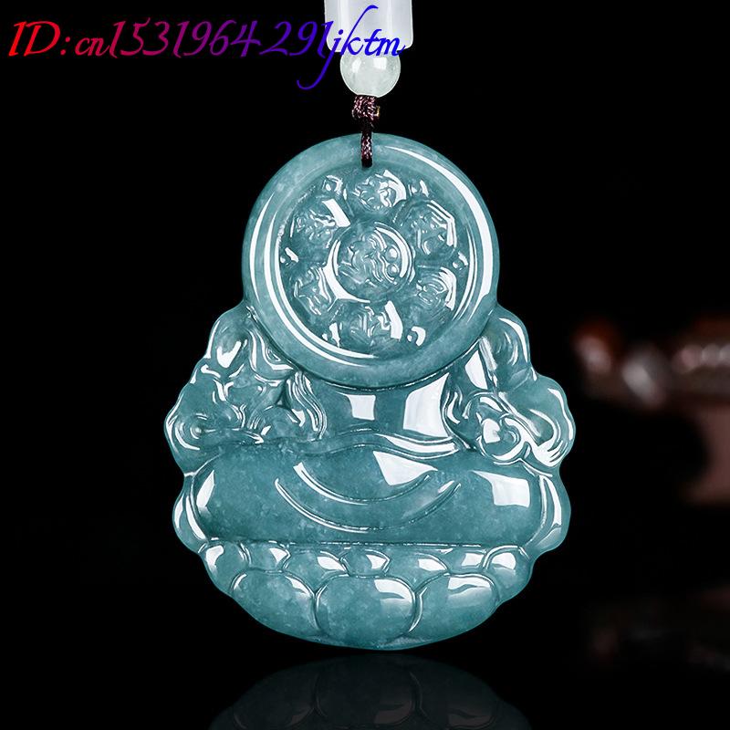 Burmese Jadeite Jambhala Penda - Necklace Pendant 评论和价格