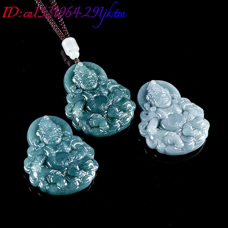 Burmese Jadeite Jambhala Penda - Necklace Pendant 评论和价格