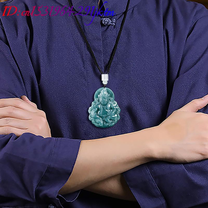 Burmese Jadeite Jambhala Penda - Necklace Pendant 评论和价格