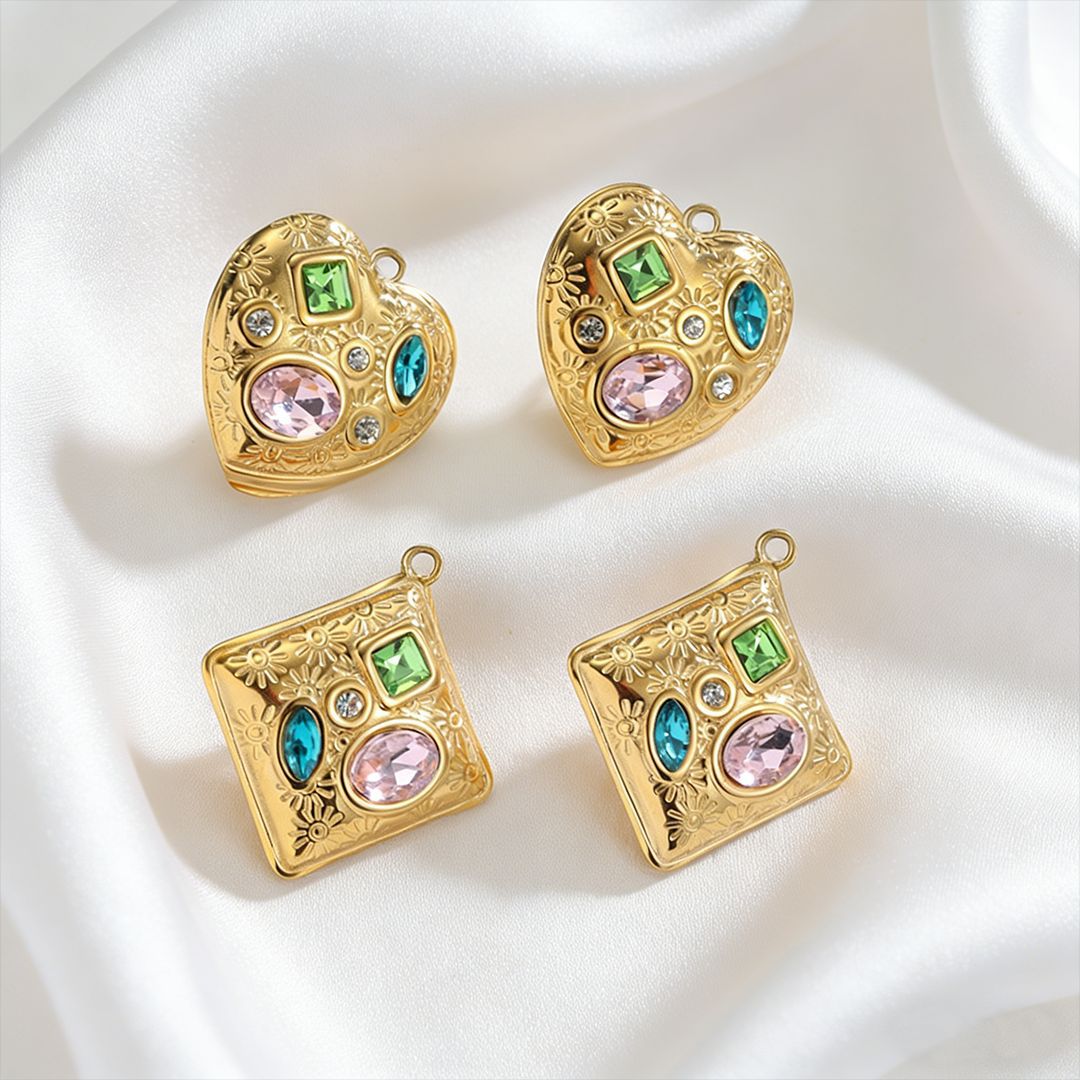 5Pcs Personalized Design Stain - Moon Star Earrings 评论和价格