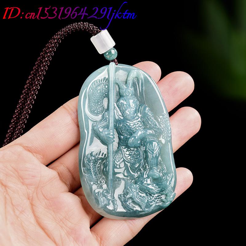 Burmese Jadeite Monkey King Pe - Necklace Pendant 评论和价格